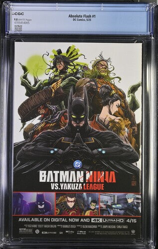 Absolute Flash #1 Cover A Nick Robles CGC 9.8