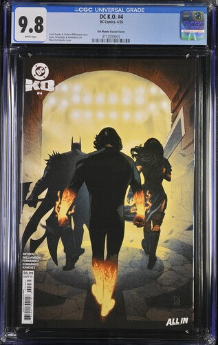 DC K.O. #4 Cover C Mike Del Mundo CGC 9.8