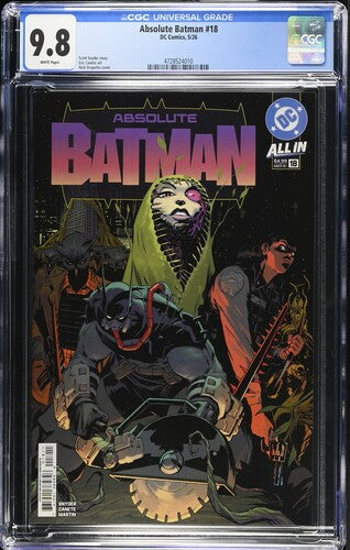 Absolute Batman #18 Cover A Nick Dragotta CGC 9.8