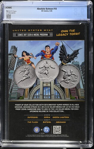 Absolute Batman #18 Cover A Nick Dragotta CGC 9.8