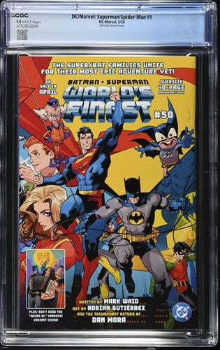 DC/Marvel Superman/Spider-Man #1 Gabriele Dell'Otto 1st Print CGC 9.8