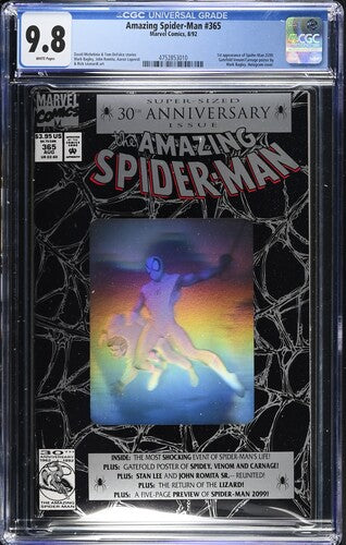 Amazing Spider-Man #365 John Romita Sr. CGC 9.8 1st Spider-Man 2099