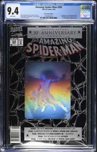 Amazing Spider-Man #365 Romita Sr. CGC 9.4 Newsstand 1st Spider-Man 2099