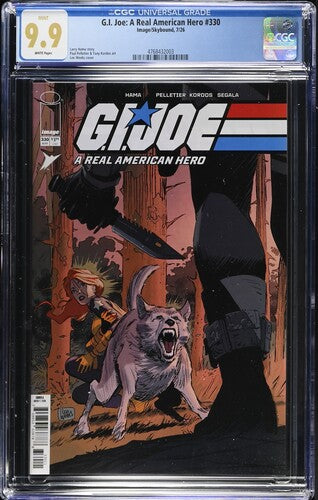 G.I. Joe A Real American Hero #330 Laura Croft CGC 9.9 (Only 3 on Census)