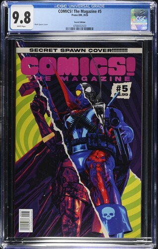 Comics The Magazine #5 Secret Spawn 77 Mark Spears CGC 9.8