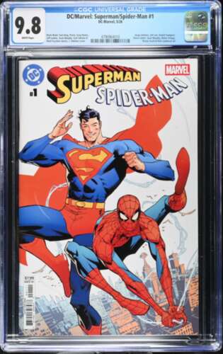 DC/Marvel: Superman/Spider-Man #1 Jorge Jiménez Main CGC 9.8