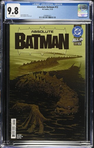 Absolute Batman #12 Cover A Nick Dragotta CGC 9.8 First Print