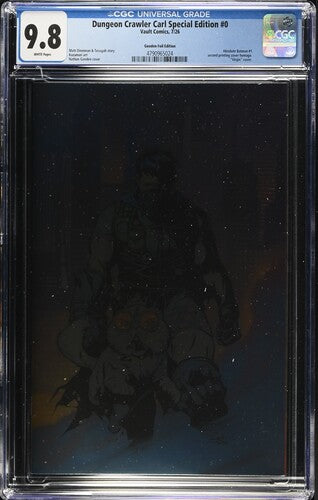Dungeon Crawler Carl Special Edition #0 Gooden Homage Blue Foil Virgin CGC 9.8