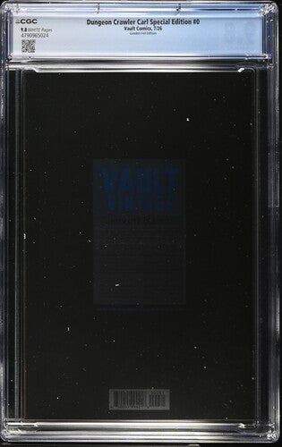 Dungeon Crawler Carl Special Edition #0 Gooden Homage Blue Foil Virgin CGC 9.8