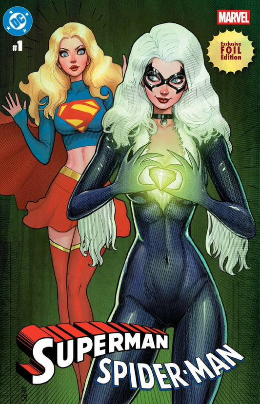 [FOIL] SUPERMAN SPIDER-MAN #1 NATHAN SZERDY EXCLUSIVE VAR