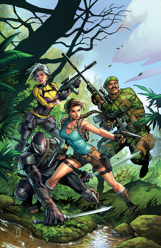 GI JOE A REAL AMERICAN HERO TOMB RAIDER #1 RANDY GREEN NYCC EXCLUSIVE VIRGIN VAR