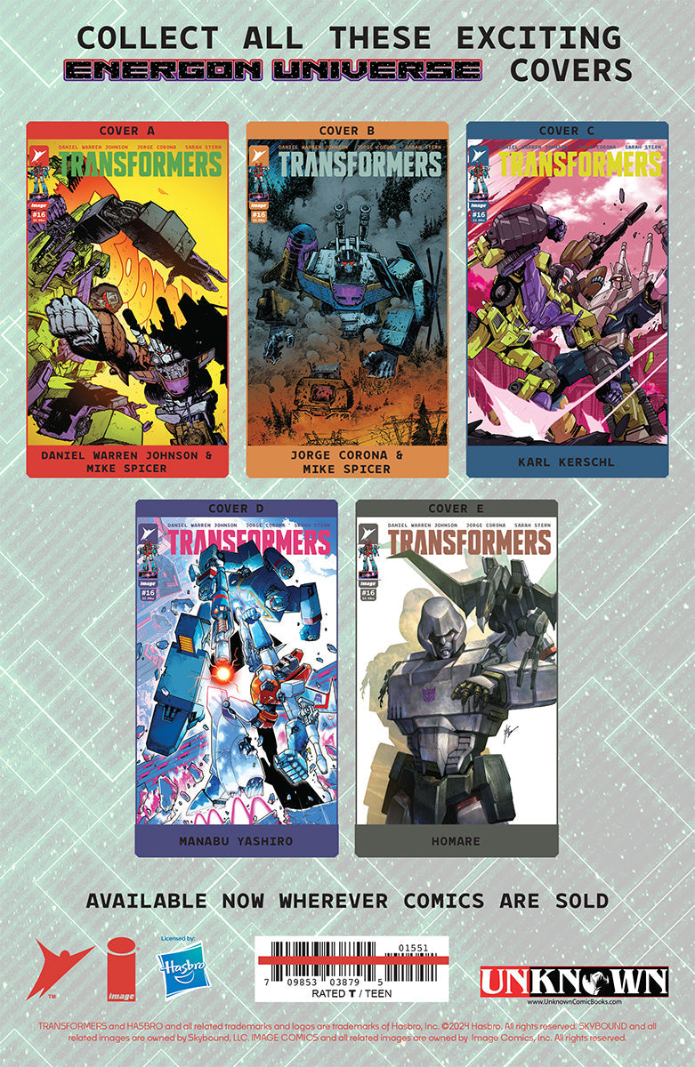 [FOIL] Transformers #16 Unknown Comics Chad Hardin Exclusive Virgin Var
