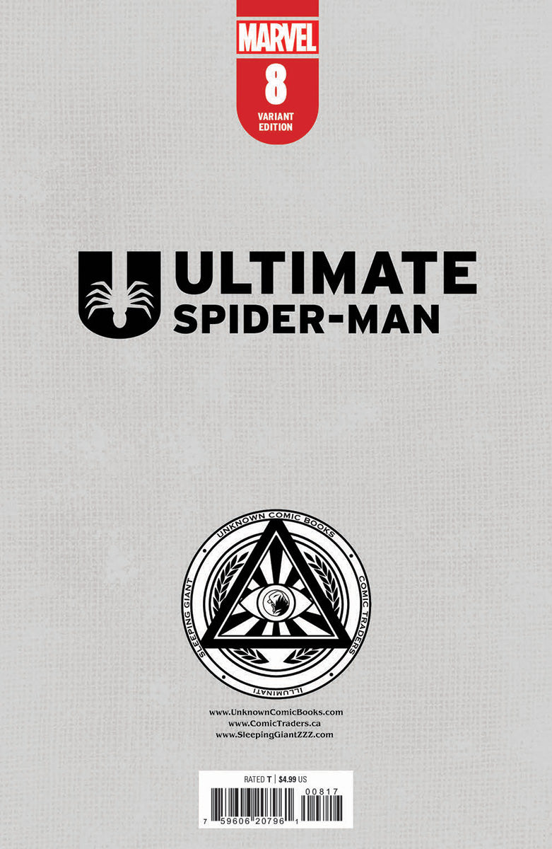 Ultimate Spider-Man #8 Unknown Comics Ejikure Exclusive Virgin Var