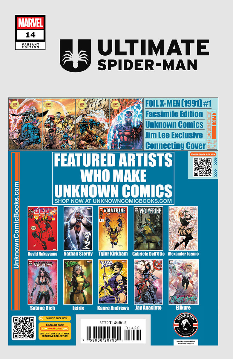 Ultimate Spider-Man #14 Unknown Comic Mirka Andolfo Exclusive Var