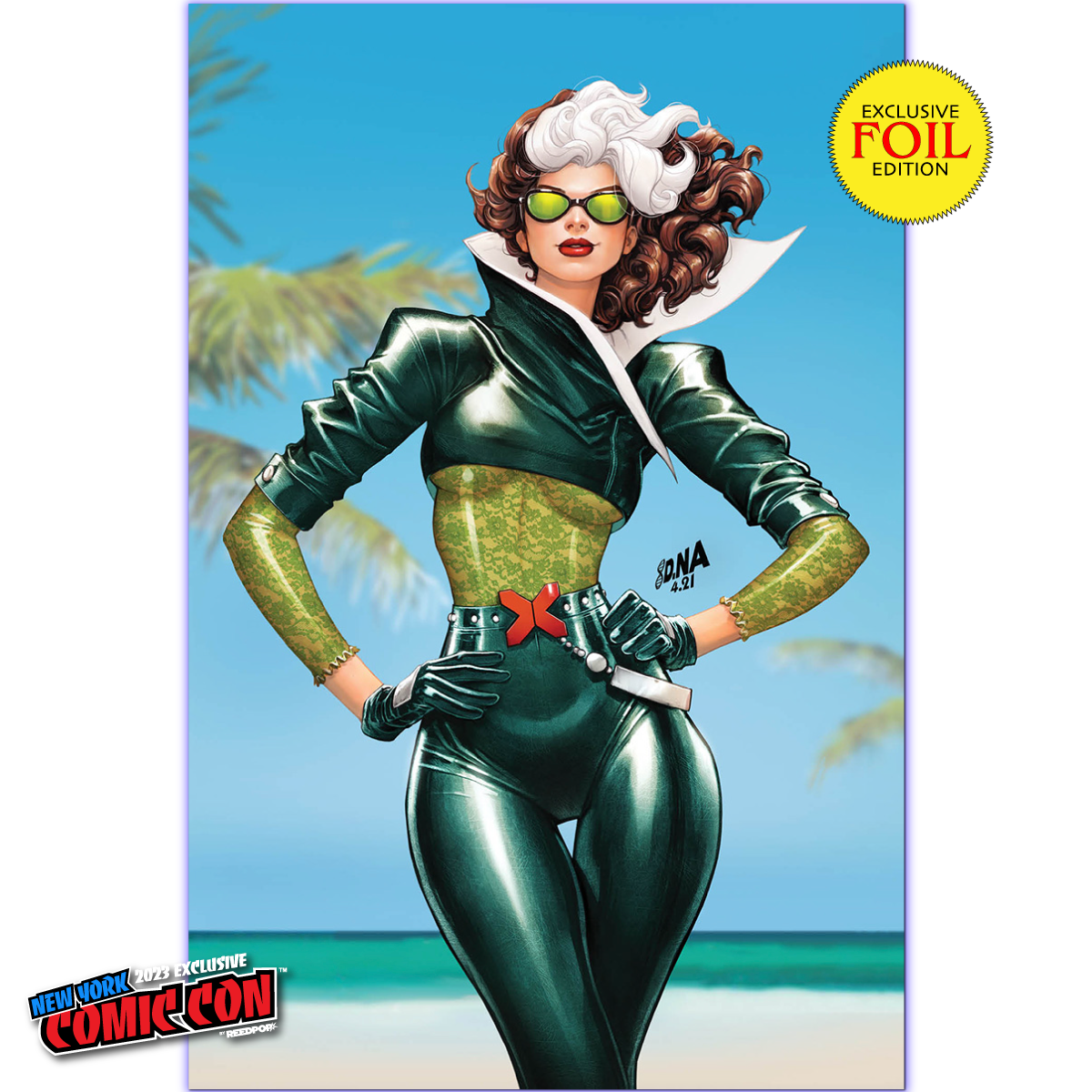 [FOIL] UNCANNY AVENGERS #2 [FALL] UNKNOWN COMICS DAVID NAKAYAMA EXCLUSIVE FOIL NYCC VIRGIN VAR