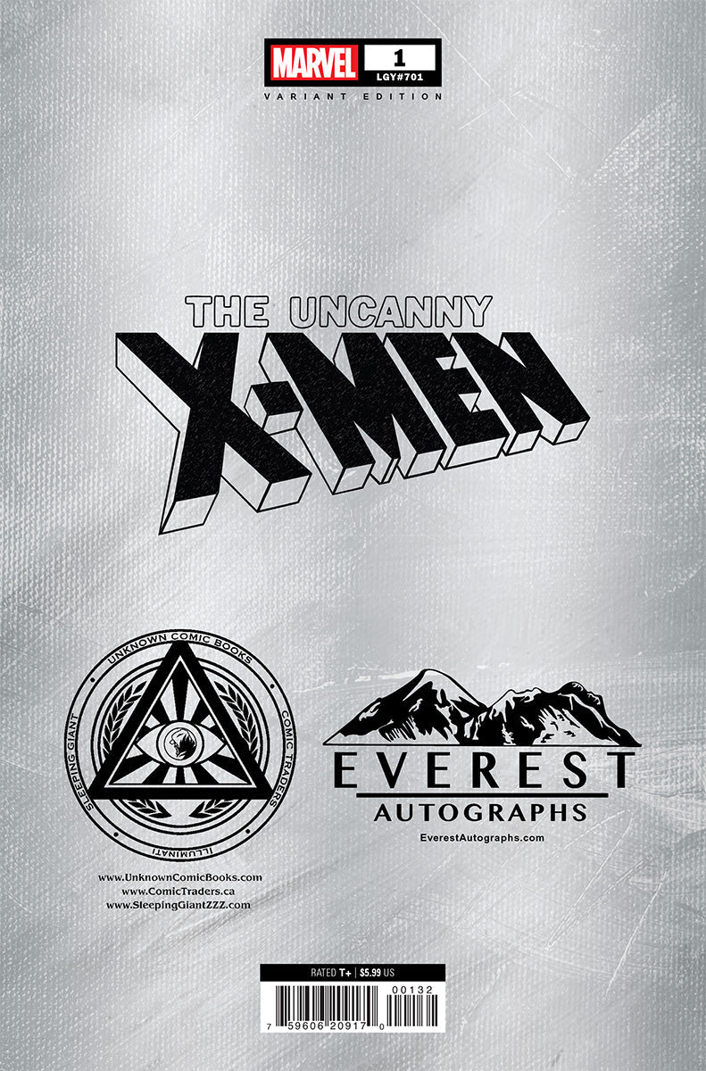 Uncanny X-Men #1 Unknown Comics Marvel Studios Exclusive Var