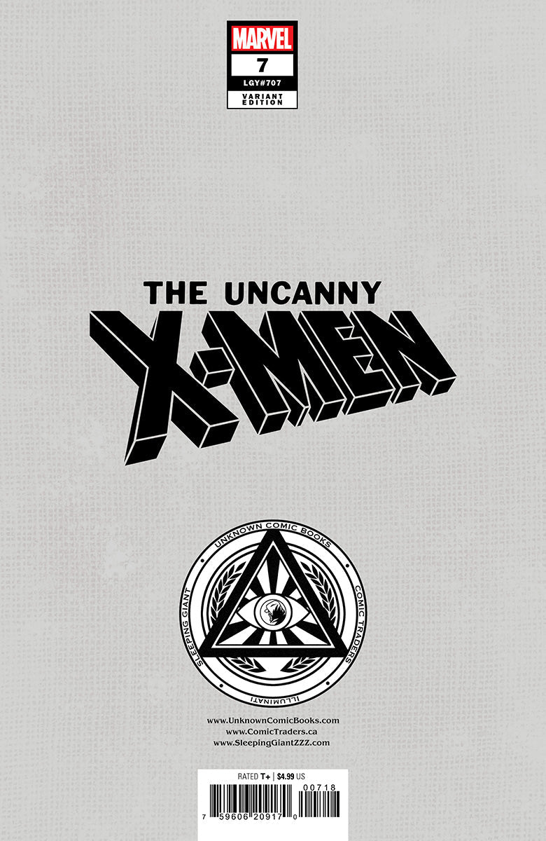 Uncanny X-Men #7 Unknown Comics David Nakayama Exclusive Var