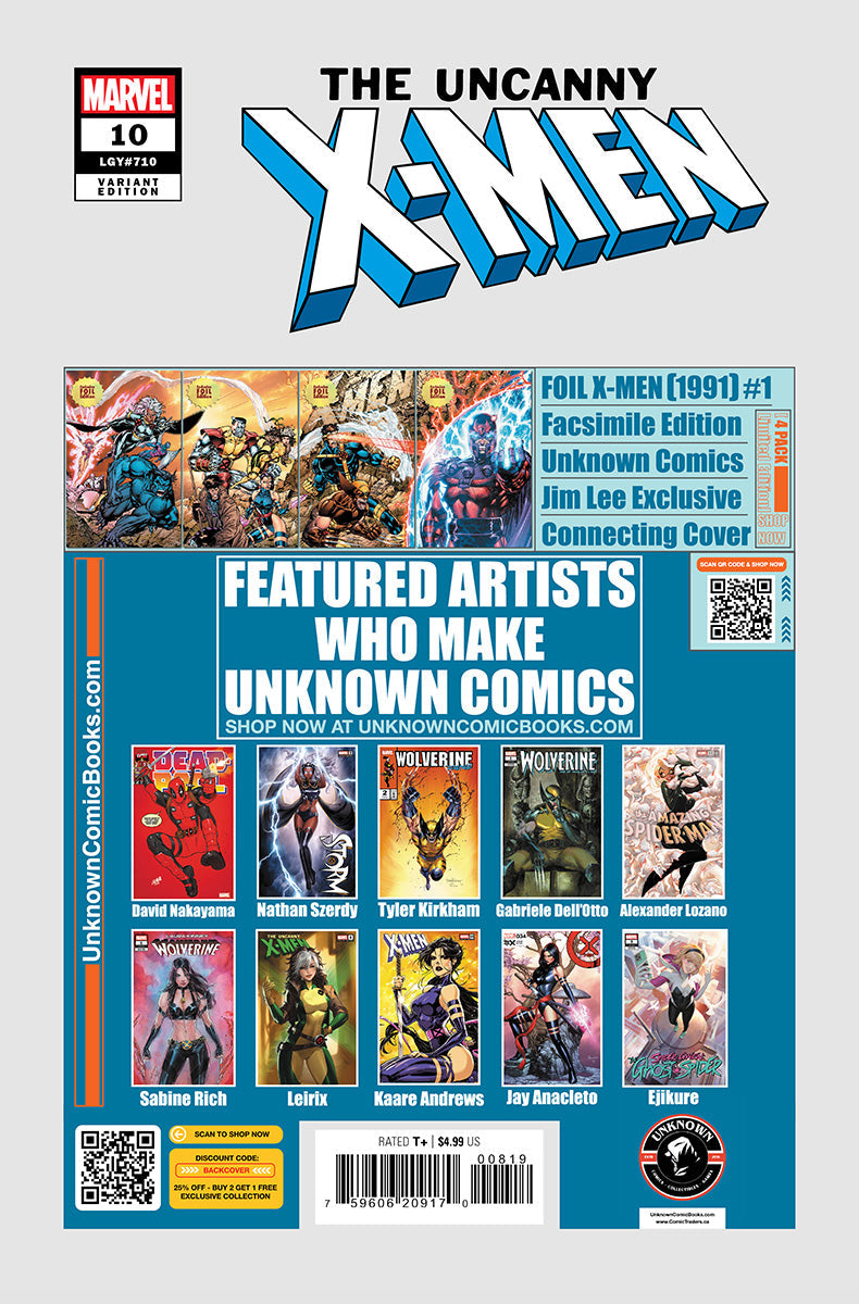[FOIL] Uncanny X-Men #10 Unknown Comic David Nakayama MEGACON 2025 Exclusive Var