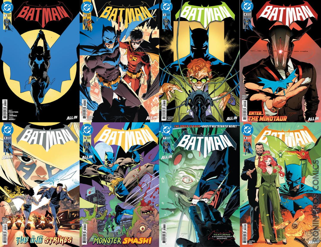 Batman #1-8 Jorge Jimenez New Printings Set