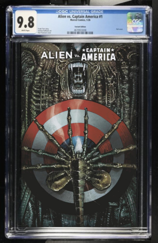 Alien vs. Captain America #1 Dan Panosian FOIL CGC 9.8 (11/05/25)