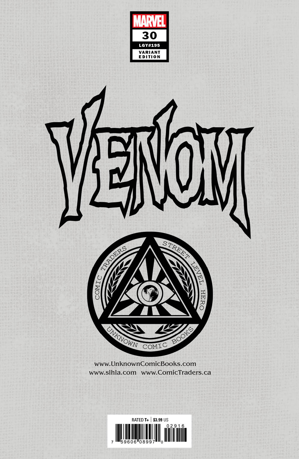 Venom #30 Unknown Comics Tyler Kirkham Exclusive Var