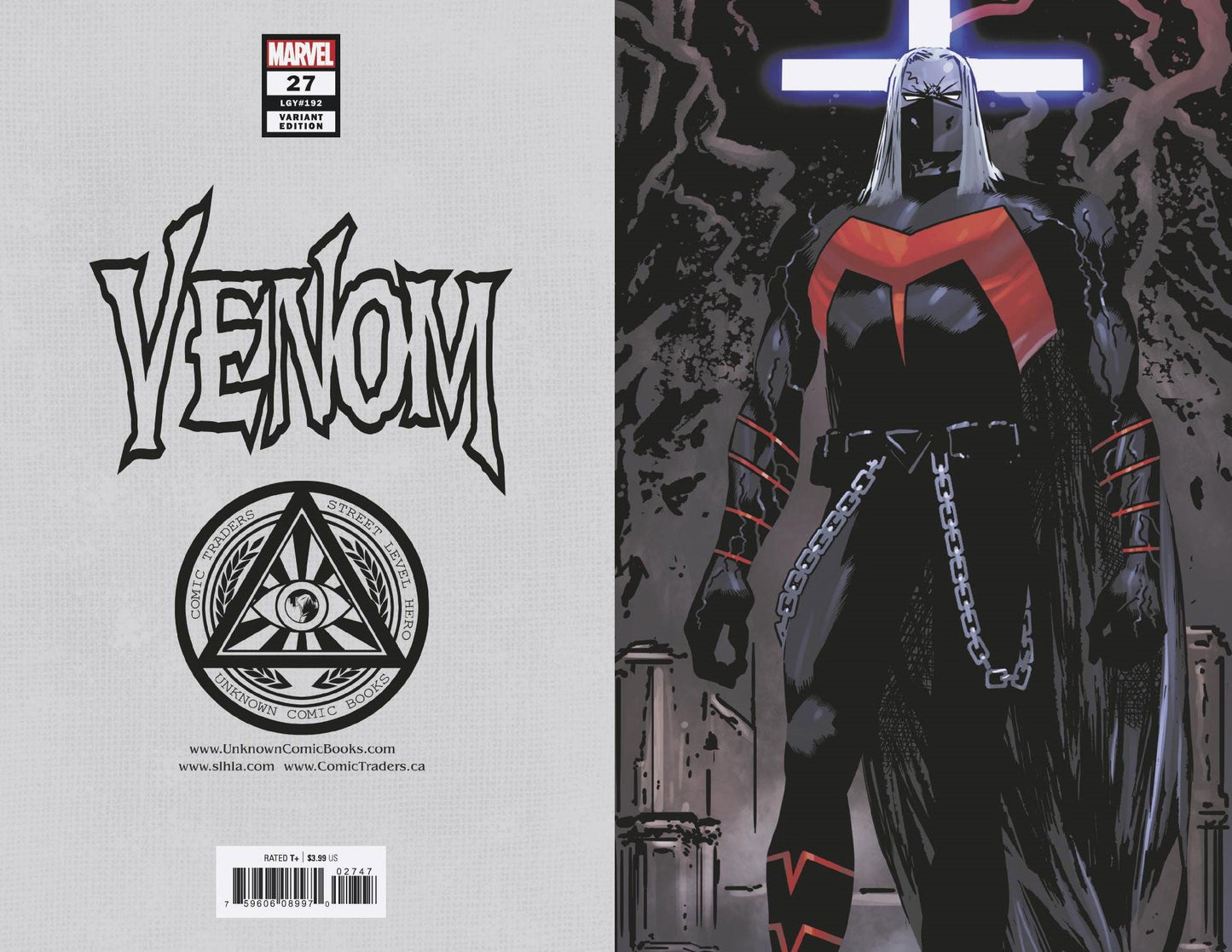 VENOM #27 UNKNOWN COMICS EXCLUSIVE 3RD PTG VIRGIN VAR