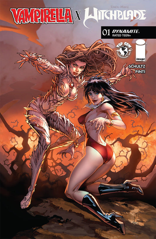 VAMPIRELLA X WITCHBLADE SPECIAL #1 RANDY GREEN EXCLUSIVE VAR