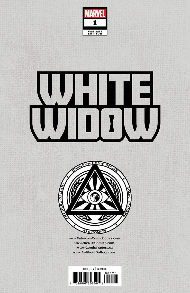 White Widow #1 Unknown Comics Miguel Mercado Exclusive Virgin Var