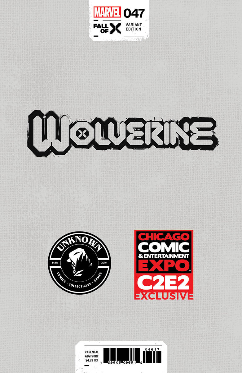 Wolverine #47 Unknown Comics Mico Suayan Exclusive Virgin C2E2 Var
