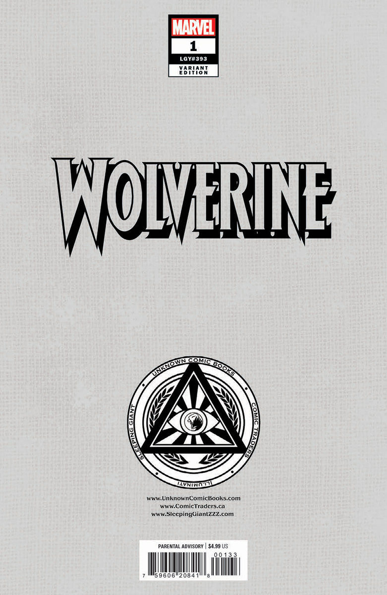 Wolverine #1 Unknown Comics Dell’Otto Exclusive Var