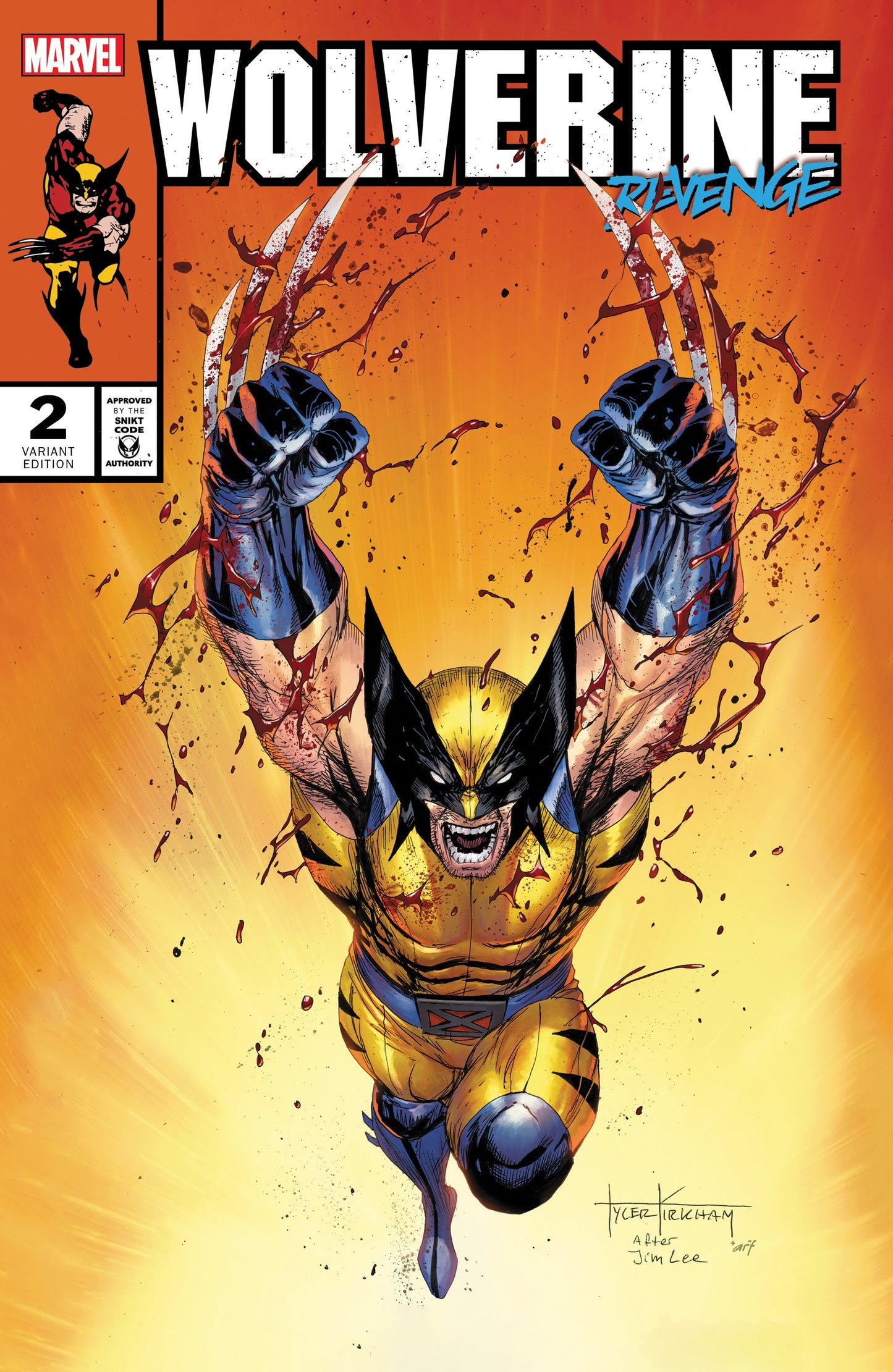 Wolverine Revenge #2 Red Band Tyler Kirkham Exclusive [Polybagged]
