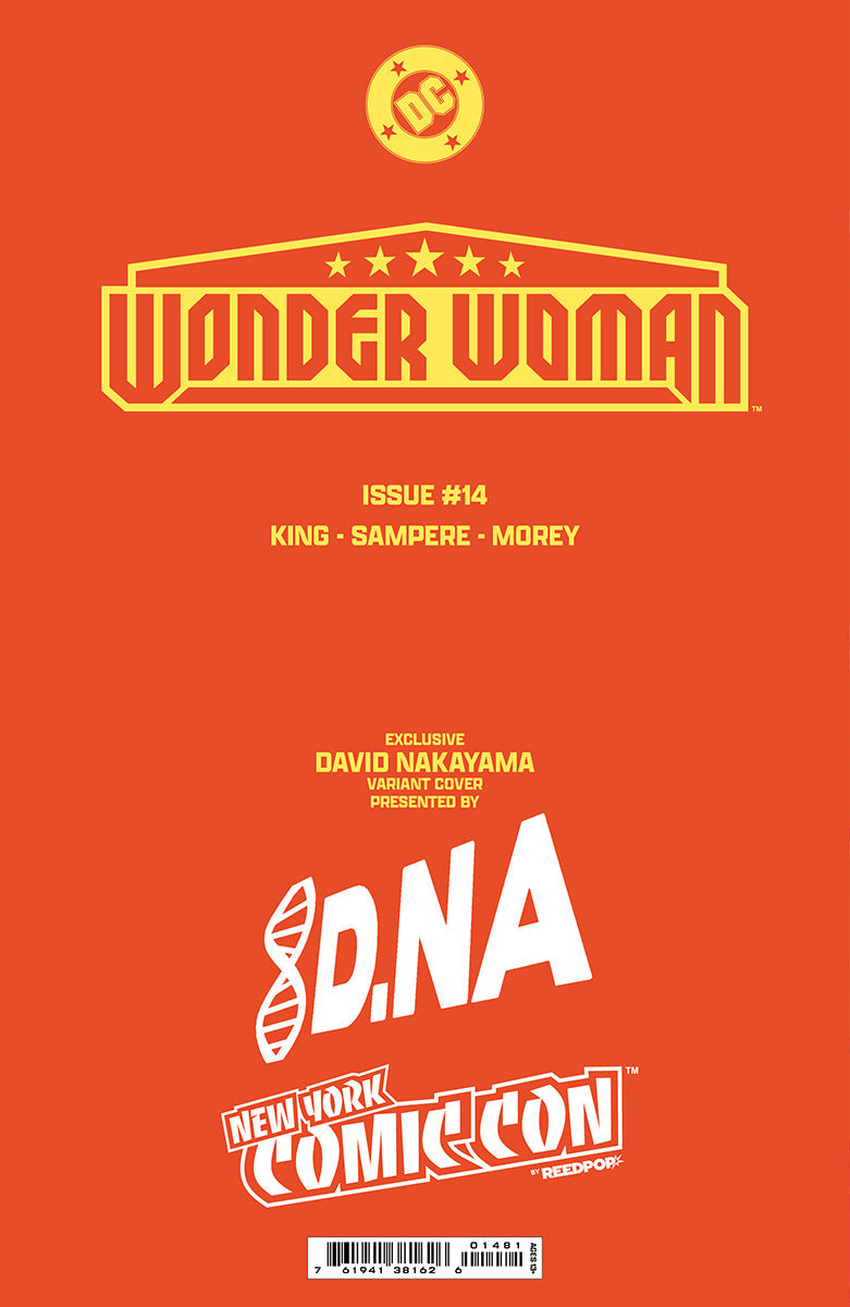 [FOIL] WONDER WOMAN #14 DAVID NAKAYAMA NYCC 2024 EXCLUSIVE VIRGIN PREMIUM VAR