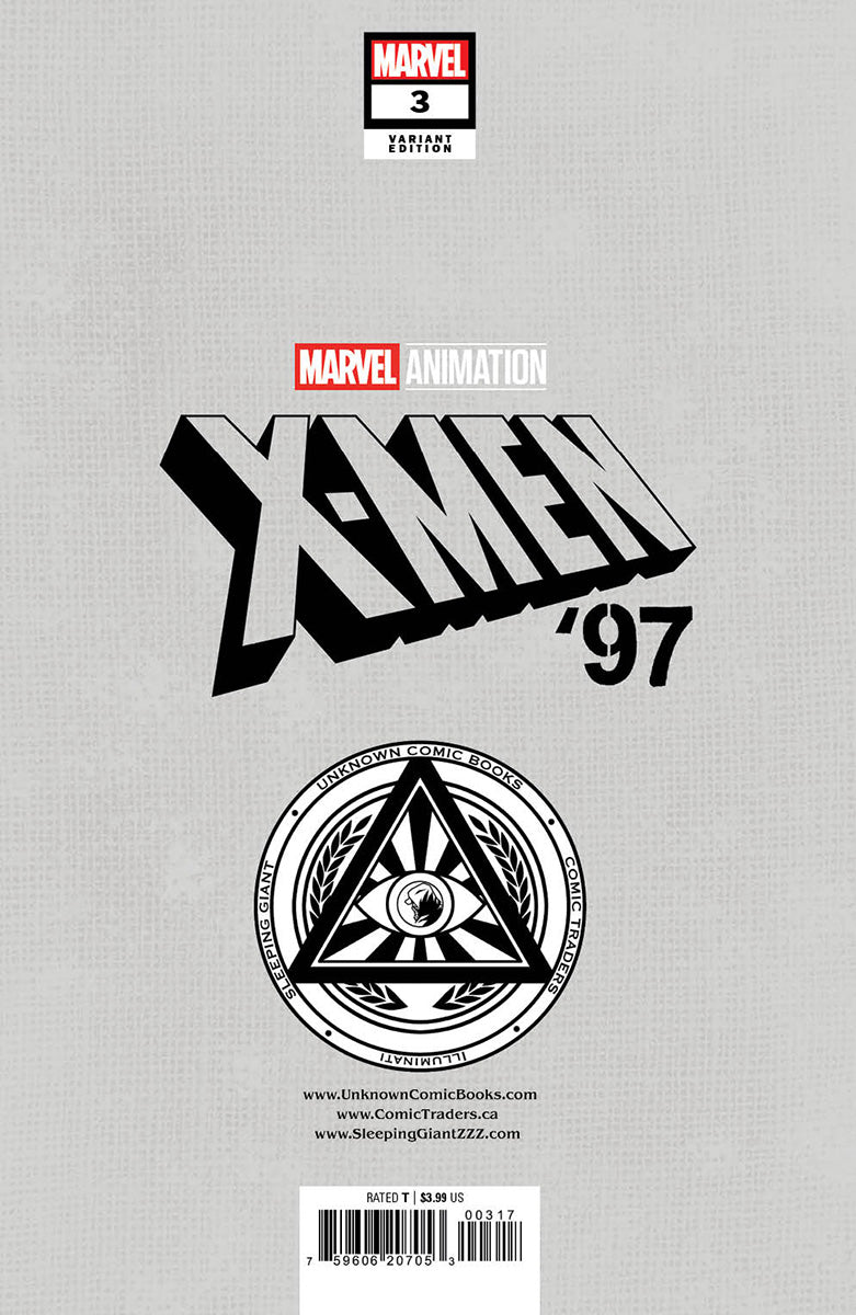 X-Men '97 #3 Unknown Comics Tyler Kirkham Exclusive Virgin Var [Fhx]