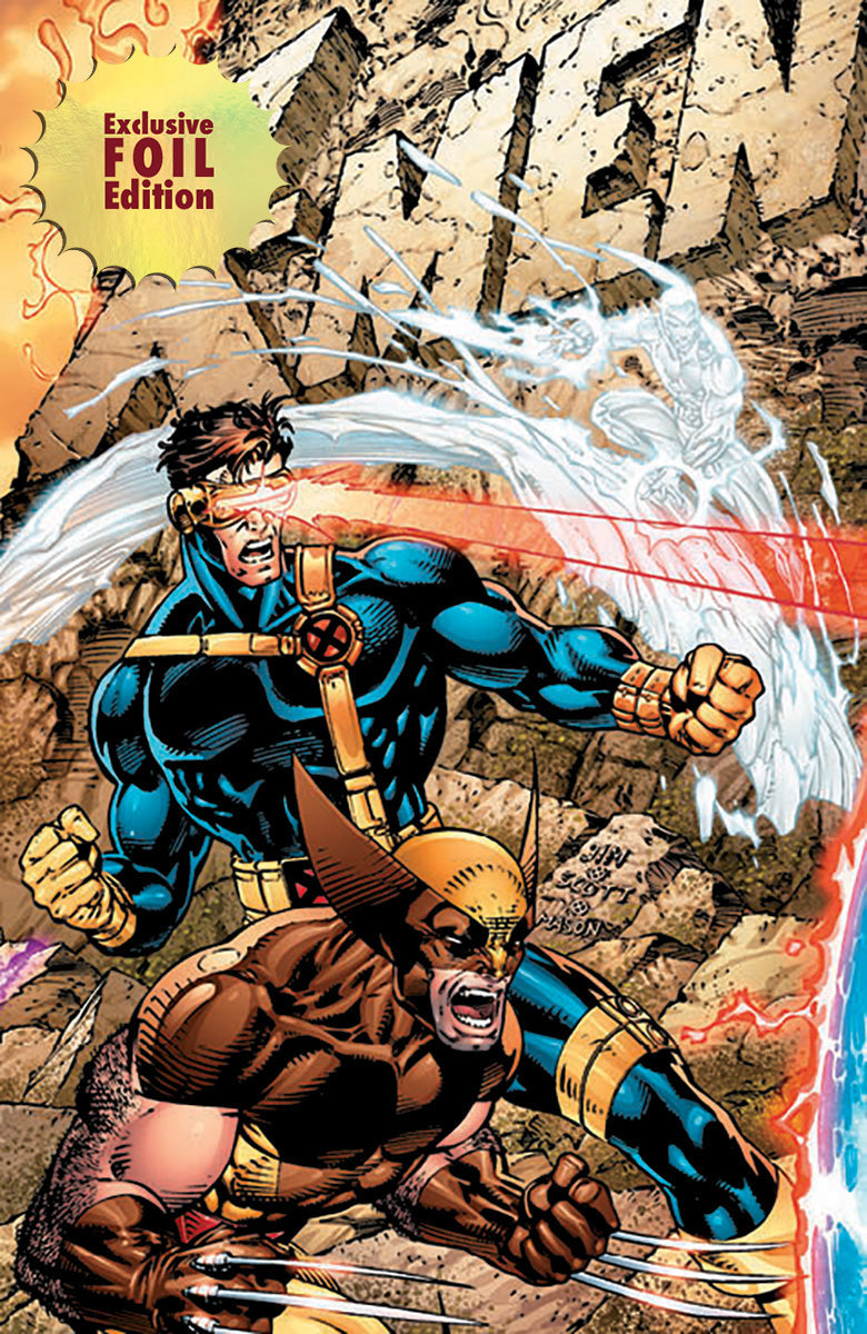 [4 PACK 🚨 Limited Edition! 🚨] [FOIL] X-Men 1991 #1 Facsimile Edition Unknown Comics Jim Lee Exclusive Connecting Cover PREMIUM Var