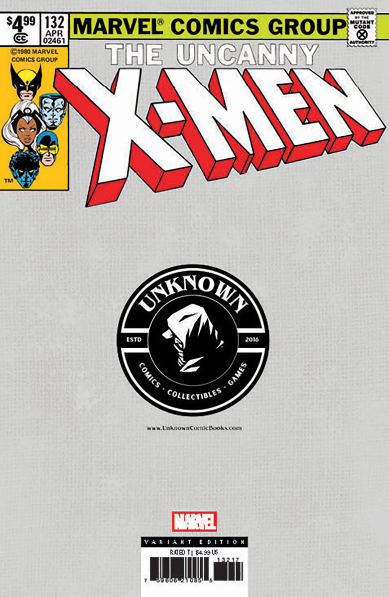 Uncanny X-men #132 Facsimile Unknown Comics Exclusive Leirix Virgin Var