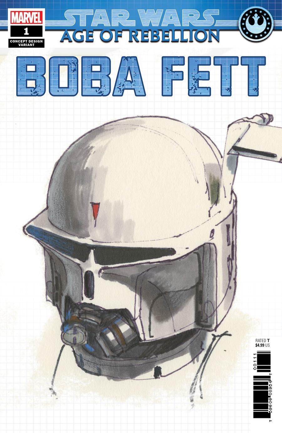 STAR WARS AGE OF REBELLION BOBA FETT #1 CONCEPT VAR