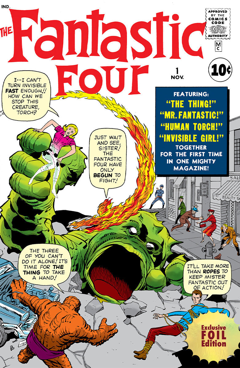 [FOIL] Fantastic Four #1 Facsimile Edition Foil Variant [New Printing] Cb
