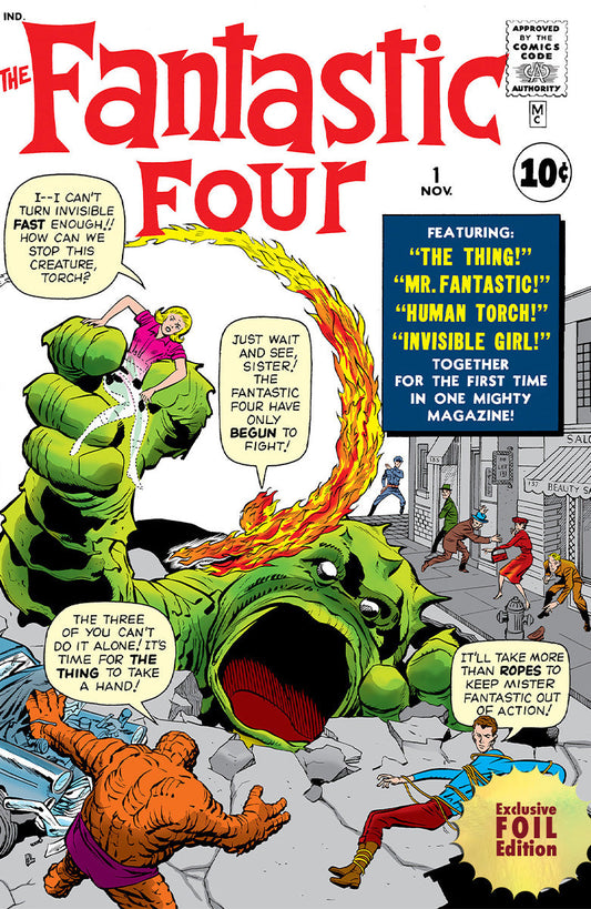[FOIL] Fantastic Four #1 Facsimile Edition Foil Variant [New Printing] Cb