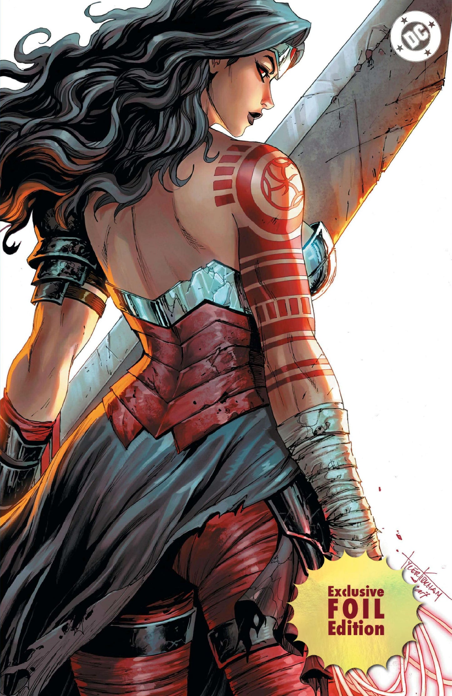 [FOIL] ABSOLUTE WONDER WOMAN #17 TYLER KIRKHAM EXCLUSIVE VIRGIN VAR
