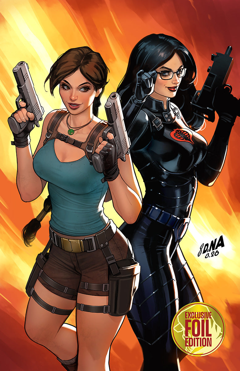 [FOIL] GI JOE A REAL AMERICAN HERO TOMB RAIDER #1 DAVID NAKAYAMA NYCC EXCLUSIVE VIRGIN VAR