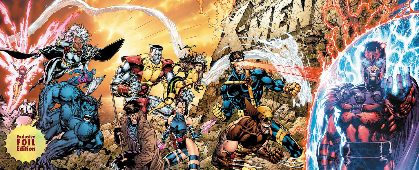 [4 PACK 🚨 Limited Edition! 🚨] [FOIL] X-Men 1991 #1 Facsimile Edition Unknown Comics Jim Lee Exclusive Connecting Cover PREMIUM Var