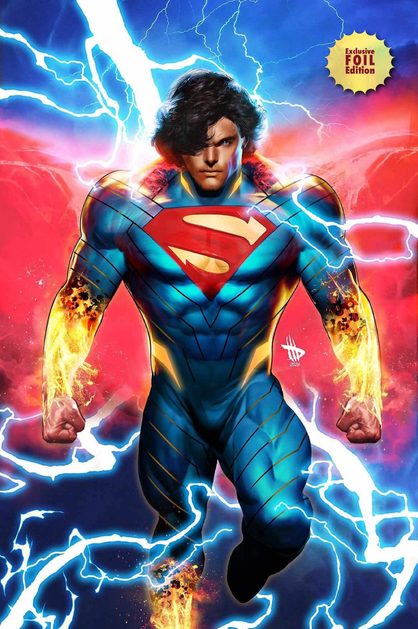 [FOIL] ABSOLUTE SUPERMAN #18 DAVE WILKINS EXCLUSIVE VIRGIN VAR