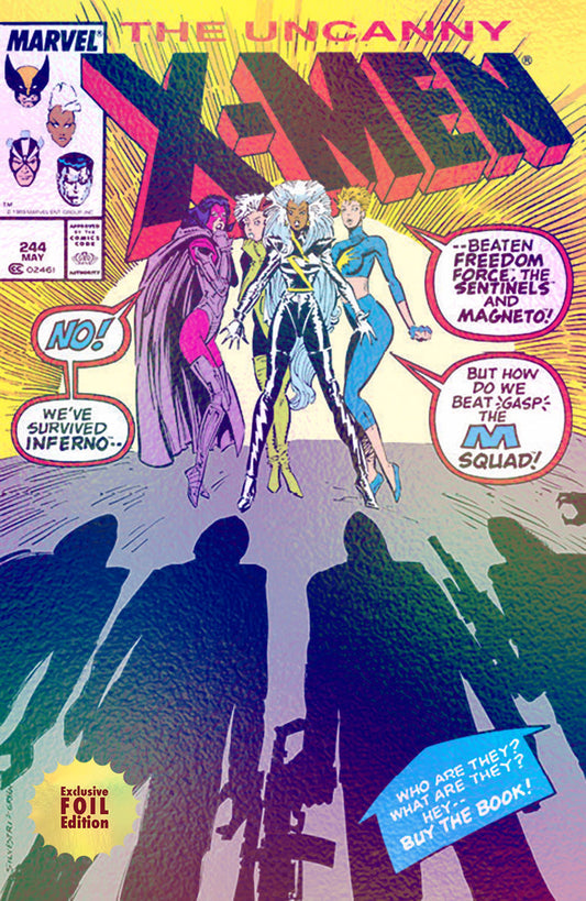 [Foil] Uncanny X-Men #244 Facsimile Unknown Comics Marc Silvestri Exclusive Var