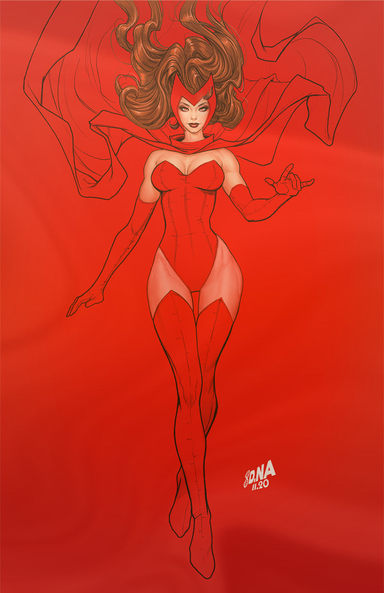 [FOIL] Scarlet Witch #4 Unknown Comics David Nakayama Exclusive Foil Virgin Color Bleed Var