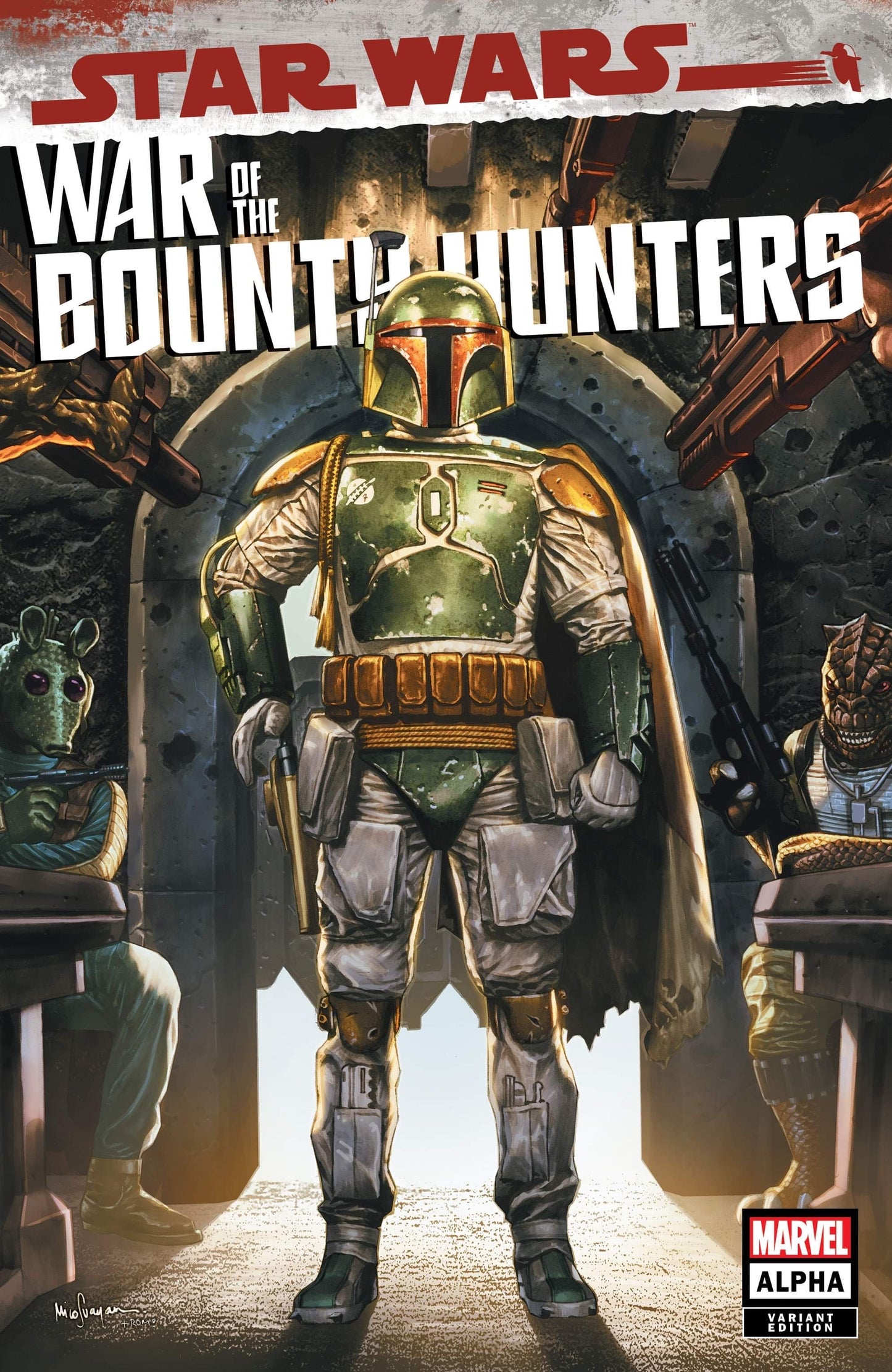 Star Wars War Bounty Hunters Alpha #1 Unknown Comics Mico Suayan Exclusive Var