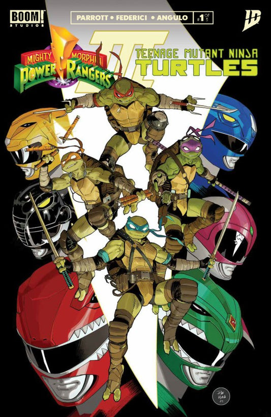 Mighty Morphin Power Rangers/ TMNT III #1 B Dan Mora