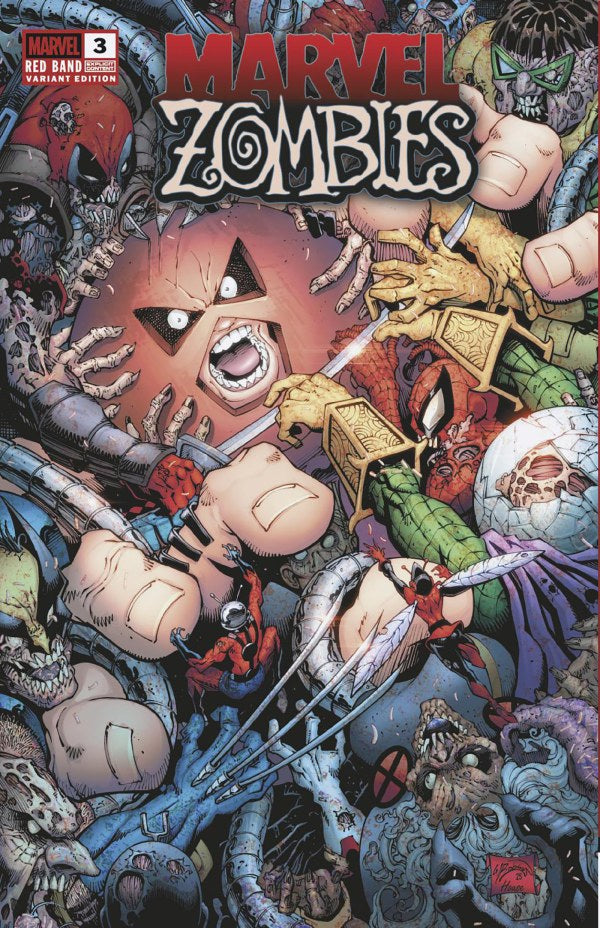 Marvel Zombies: Red Band #3 [1:25] Will Robson [Polybagged]