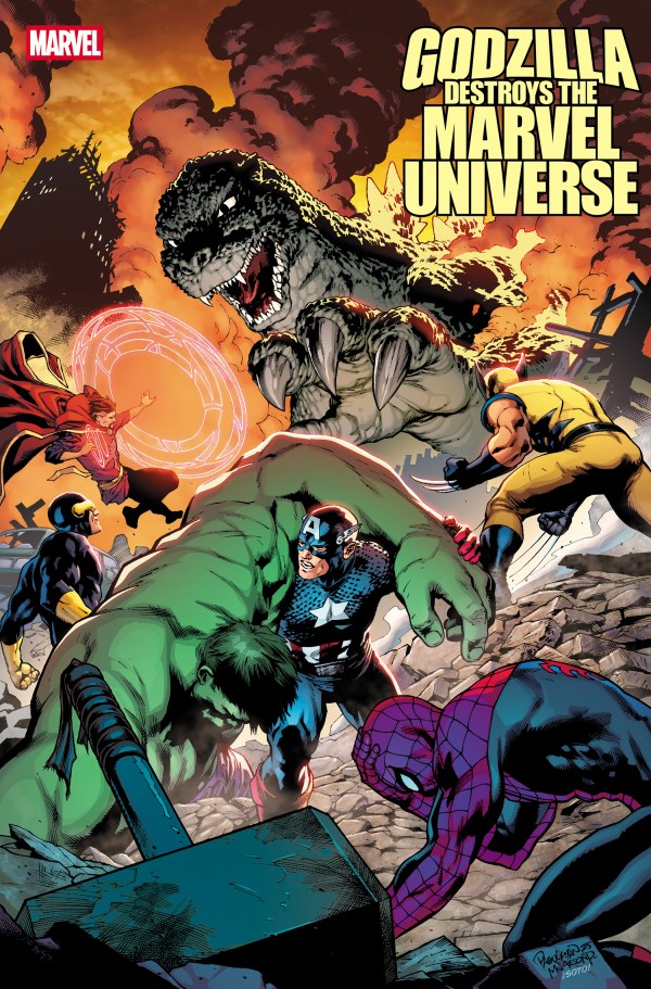 Godzilla Destroys The Marvel Universe #5 Carlo Pagulayan