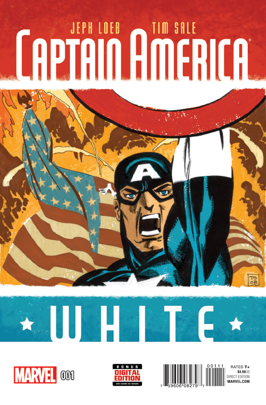 Captain America White #1 Tim Sale Main