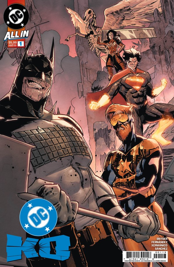 DC K.O. #1 (Of 5) Third Printing Cover A Javi Fernandez